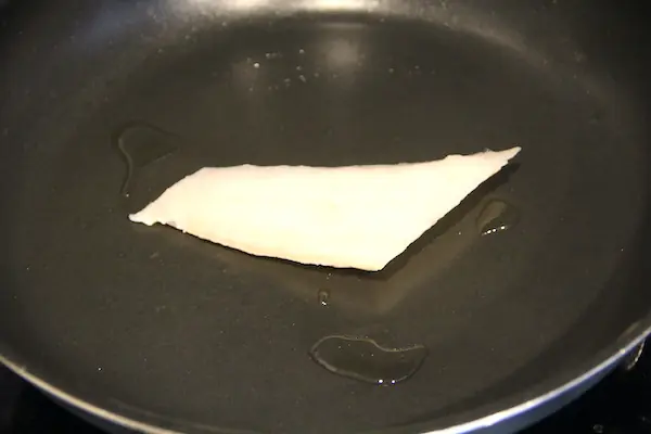 無印のミールキット 白身魚の中華風蒸し煮の作り方・調理手順①