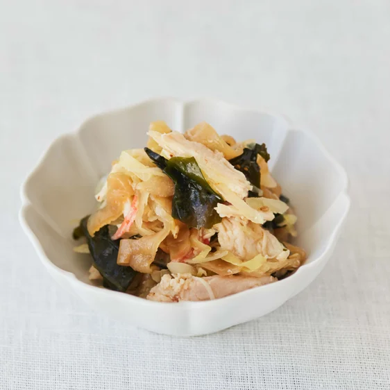 つくりおき.jp(作り置きjp)のくらげとワカメの中華和え