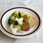 つくりおき.jp（つくりおきjp・作り置きjp）の蒸し野菜のジェノベーゼソース